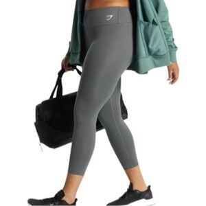 GYMSHARK Training 7/8 Leggings Smokey Grey Medium